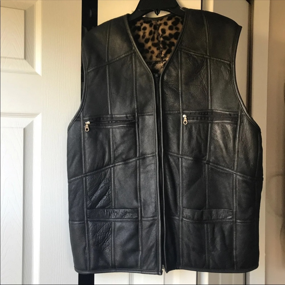 Shearling vest
